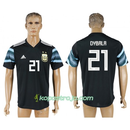 Billiga Fotbollströjor Argentina Paulo Dybala 21 WM 2018 Borta tröja
