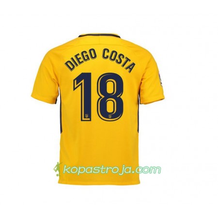 Billiga Fotbollströjor Atlético Madrid Diego Costa 18 Borta tröja 2017/18 Kortärmad