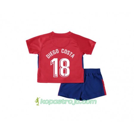 Billiga Fotbollströjor Atlético Madrid Diego Costa 18 Barn Hemma tröja 2017/18 Kortärmad