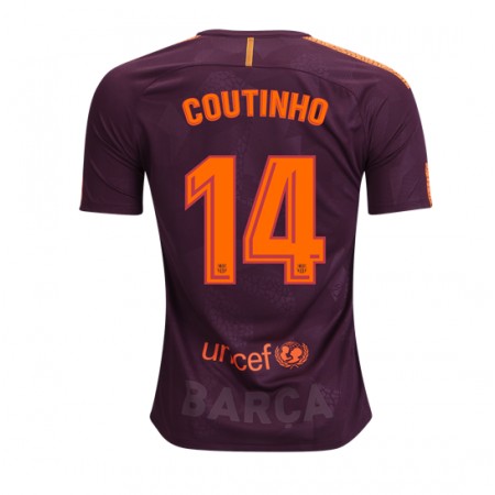 Billiga Fotbollströjor FC Barcelona Philippe Coutinho 14 Tredje tröja 2017/18 Kortärmad