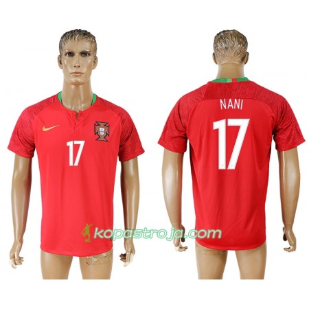 Billiga Fotbollströjor Portugal Nani 17 WM 2018 Hemma tröja