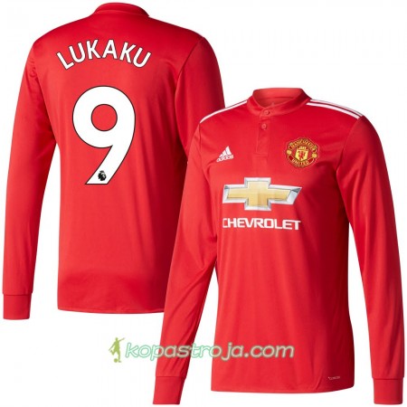 Billiga Fotbollströjor Manchester United Lukaku 9 Hemma tröja 2017/18 Långärmad