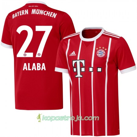 Billiga Fotbollströjor FC Bayern München Alaba 27 Hemma tröja 2017/18 Kortärmad