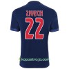 Billiga Fotbollströjor AFC Ajax Ziyech 22 Borta tröja 2017/18 Kortärmad