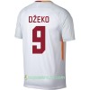 Billiga Fotbollströjor AS Roma Dzeko 9 Borta tröja 2017/18 Kortärmad