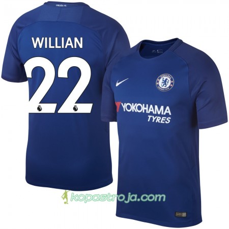 Billiga Fotbollströjor Chelsea Willian Hemma tröja 2017/18 Kortärmad