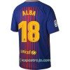 Billiga Fotbollströjor FC Barcelona Alba Hemma tröja 2017/18 Kortärmad