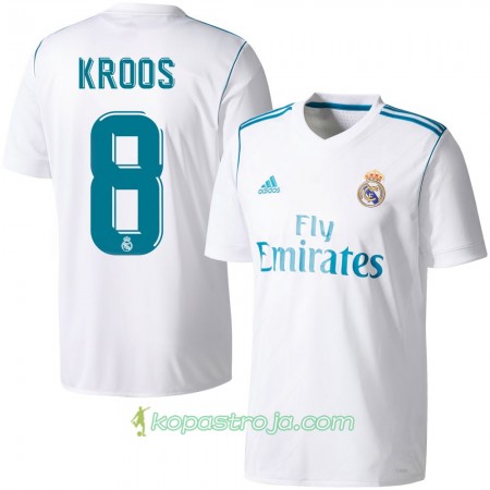 Billiga Fotbollströjor Real Madrid Kroos Hemma tröja 2017/18 Kortärmad