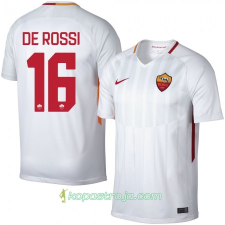 Billiga Fotbollströjor AS Roma De Rossi 16 Borta tröja 2017/18 Kortärmad