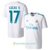 Billiga Fotbollströjor Real Madrid Lucas V. Hemma tröja 2017/18 Kortärmad