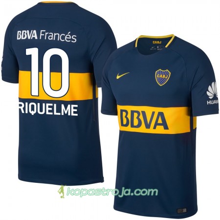 Billiga Fotbollströjor Boca Juniors Riquelme Hemma tröja 2017/18 Kortärmad