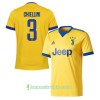 Billiga Fotbollströjor Juventus Chiellini 3 Borta tröja 2017/18 Kortärmad
