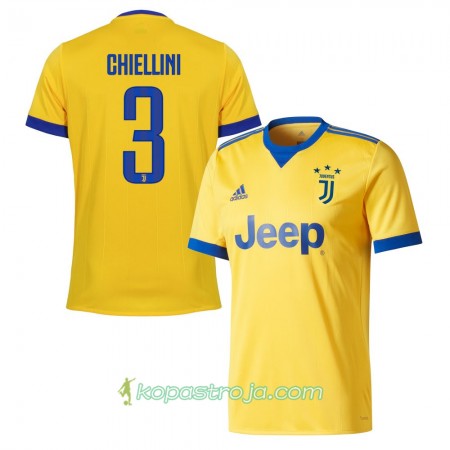 Billiga Fotbollströjor Juventus Chiellini 3 Borta tröja 2017/18 Kortärmad