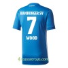 Billiga Fotbollströjor Hamburger SV Wood 7 Borta tröja 2017/18 Kortärmad