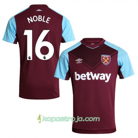 Billiga Fotbollströjor West Ham United Noble 16 Hemma tröja 2017/18 Kortärmad