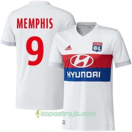 Billiga Fotbollströjor Olympique Lyonnais Memphis Hemma tröja 2017/18 Kortärmad