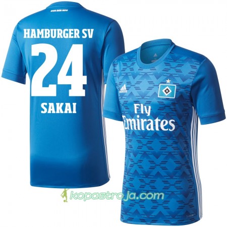 Billiga Fotbollströjor Hamburger SV Sakai 24 Borta tröja 2017/18 Kortärmad
