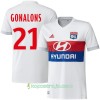 Billiga Fotbollströjor Olympique Lyonnais Gonalons Hemma tröja 2017/18 Kortärmad