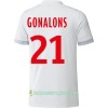 Billiga Fotbollströjor Olympique Lyonnais Gonalons Hemma tröja 2017/18 Kortärmad