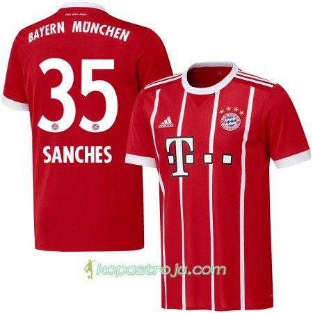 Billiga Fotbollströjor FC Bayern München Sanches 35 Hemma tröja 2017/18 Kortärmad