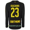 Billiga Fotbollströjor Borussia Dortmund Kagawa 23 Borta tröja 2017/18 Långärmad