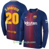 Billiga Fotbollströjor FC Barcelona S. Roberto Hemma tröja 2017/18 Långärmad
