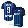 Billiga Fotbollströjor Inter Icardi 9 Hemma tröja 2017/18 Kortärmad
