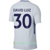 Billiga Fotbollströjor Chelsea David Luiz Borta tröja 2017/18 Kortärmad