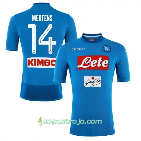 Billiga Fotbollströjor SSC Napoli Mertens 14 Hemma tröja 2017/18 Kortärmad