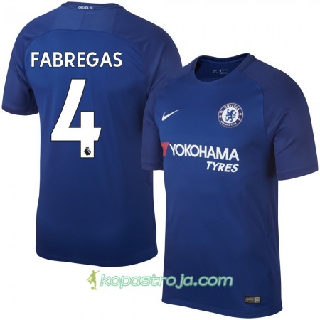 Billiga Fotbollströjor Chelsea Fabregas Hemma tröja 2017/18 Kortärmad