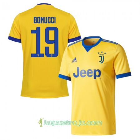 Billiga Fotbollströjor Juventus Bonucci 19 Borta tröja 2017/18 Kortärmad
