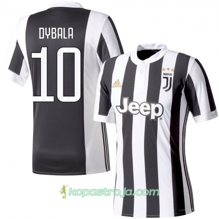 Billiga Fotbollströjor Juventus Dybala 10 Hemma tröja 2017/18 Kortärmad