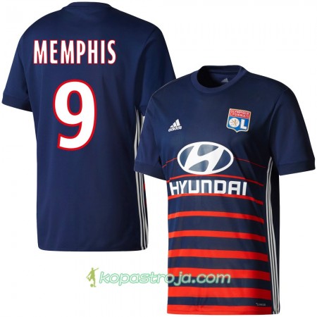 Billiga Fotbollströjor Olympique Lyonnais Memphis Borta tröja 2017/18 Kortärmad