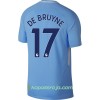 Billiga Fotbollströjor Manchester City De Bryune Hemma tröja 2017/18 Kortärmad