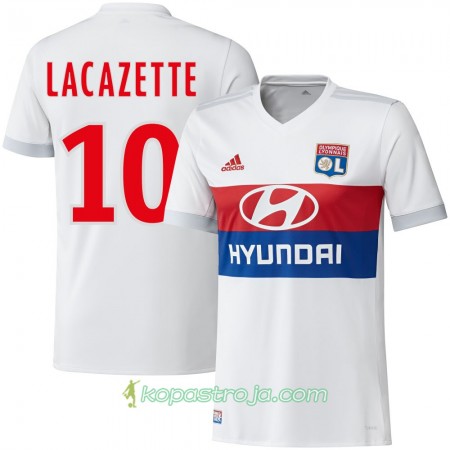 Billiga Fotbollströjor Olympique Lyonnais Lacazette Hemma tröja 2017/18 Kortärmad