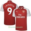 Billiga Fotbollströjor Arsenal Lacazette Hemma tröja 2017/18 Kortärmad
