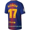 Billiga Fotbollströjor FC Barcelona Alcácer 17 Hemma tröja 2017/18 Kortärmad