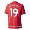 Billiga Fotbollströjor Manchester United Rashford Hemma tröja 2017/18 Kortärmad