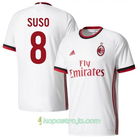 Billiga Fotbollströjor AC Milan Suso 8 Borta tröja 2017/18 Kortärmad