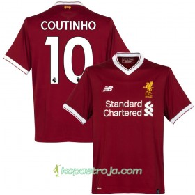 Billiga Fotbollströjor Liverpool Coutinho Hemma tröja 2017/18 Kortärmad