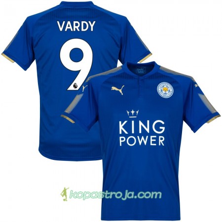 Billiga Fotbollströjor Leicester City Vardy Hemma tröja 2017/18 Kortärmad