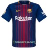 Billiga Fotbollströjor FC Barcelona Hemma tröja 2017/18 Kortärmad