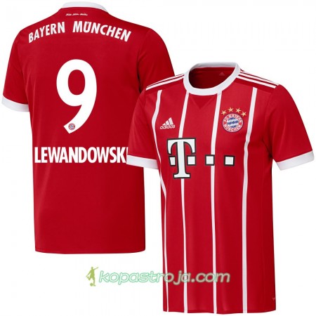 Billiga Fotbollströjor FC Bayern München Lewandowski 9 Hemma tröja 2017/18 Kortärmad
