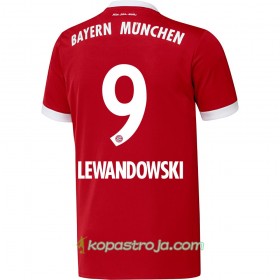 Billiga Fotbollströjor FC Bayern München Lewandowski 9 Hemma tröja 2017/18 Kortärmad