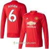 Billiga Fotbollströjor Manchester United Pogba 6 Hemma tröja 2017/18 Långärmad