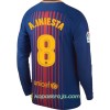 Billiga Fotbollströjor FC Barcelona A. Iniesta Hemma tröja 2017/18 Långärmad
