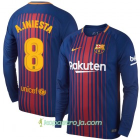 Billiga Fotbollströjor FC Barcelona A. Iniesta Hemma tröja 2017/18 Långärmad