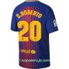 Billiga Fotbollströjor FC Barcelona S. Roberto 20 Hemma tröja 2017/18 Kortärmad