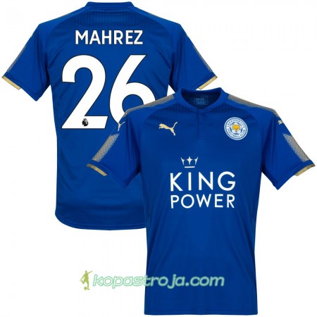 Billiga Fotbollströjor Leicester City Mahrez Hemma tröja 2017/18 Kortärmad