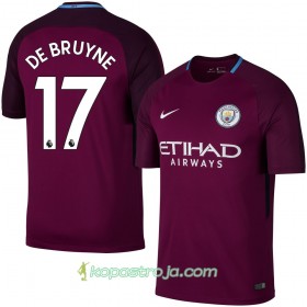 Billiga Fotbollströjor Manchester City De Bruyne Borta tröja 2017/18 Kortärmad